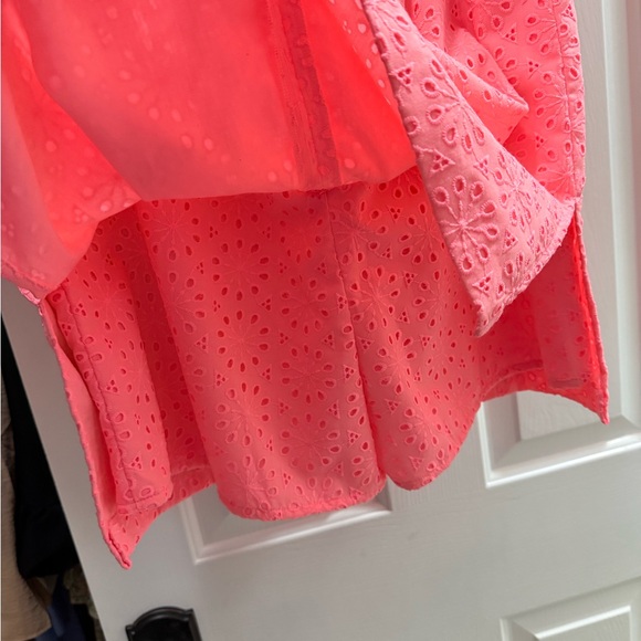 Lilly Pulitzer Coral Eyelet Dress - Picture 9 of 9